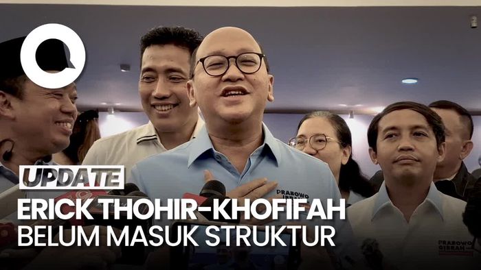 Tak Ada Erick Thohir-Khofifah di Struktur, Apa Kata TKN Prabowo-Gibran?