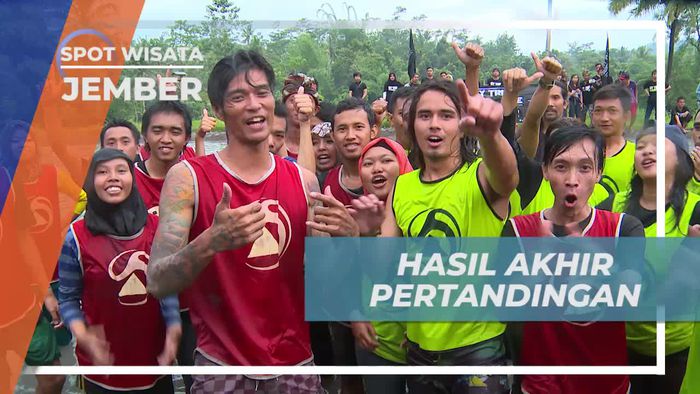 Kemeriahan Permainan Polo Lumpur, Jember