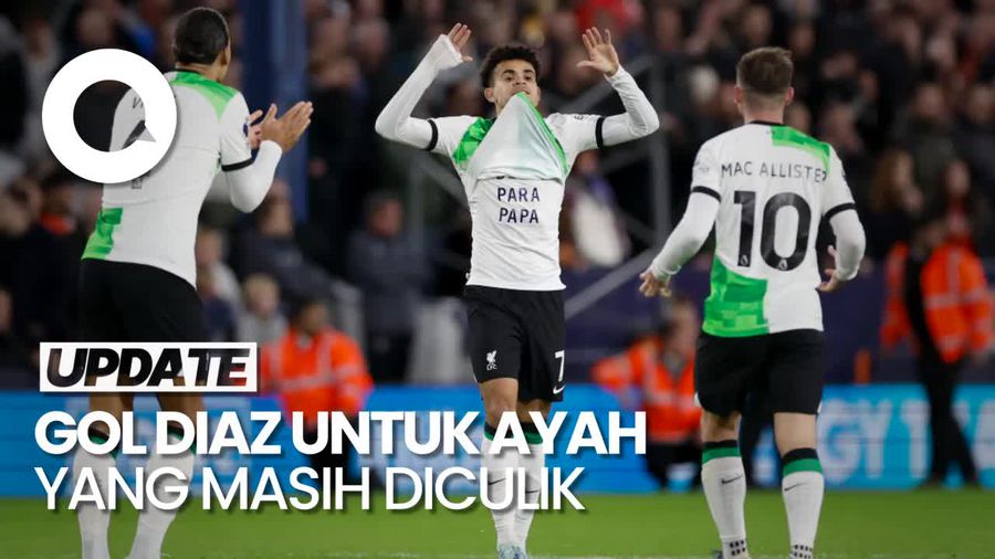 Gol Emosional Luis Diaz Selamatkan Liverpool dari Kekalahan