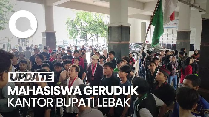 Baru Sehari Menjabat, Pj Bupati Lebak Digeruduk Mahasiswa