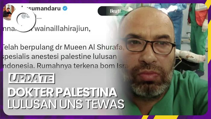 Dokter Palestina Lulusan UNS Tewas Imbas Bom Israel