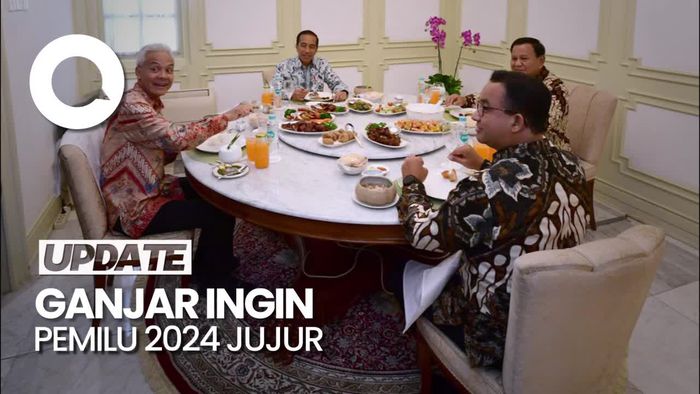 Jokowi Singgung Politik Drakor, Ganjar Siap Adu dengan Gagasan