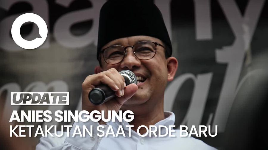 Singgung Orba, Anies Ingin Warga Tenang Karena Keadilan Bukan Rasa Takut