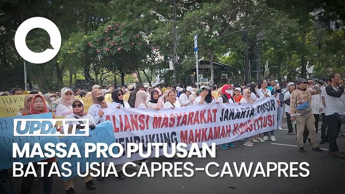 Massa Pro Putusan Batas Usia Pencapresan: MKMK Tak Punya Kewenangan