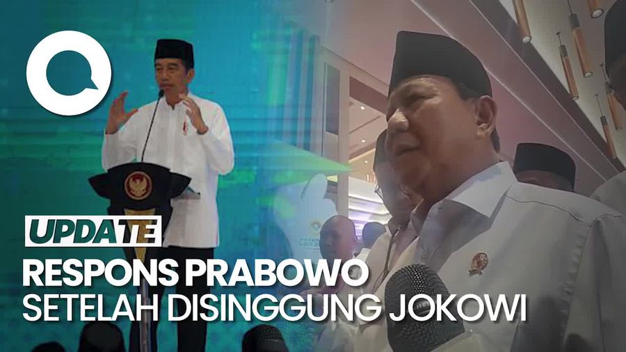 Respons Prabowo Saat Namanya Disinggung Jokowi soal Pemimpin Kuat