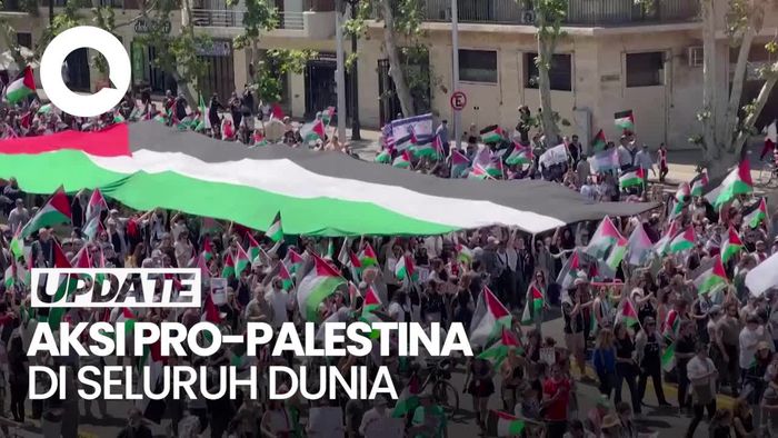 Gelombang Aksi Pro-Palestina di Seluruh Dunia