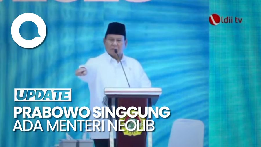 Kala Prabowo Singgung Ada Menteri Neolib di Pemerintahan Jokowi