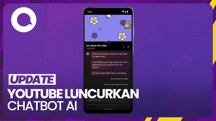 Ogah Ketinggalan, YouTube Luncurkan Chatbot AI YouChat