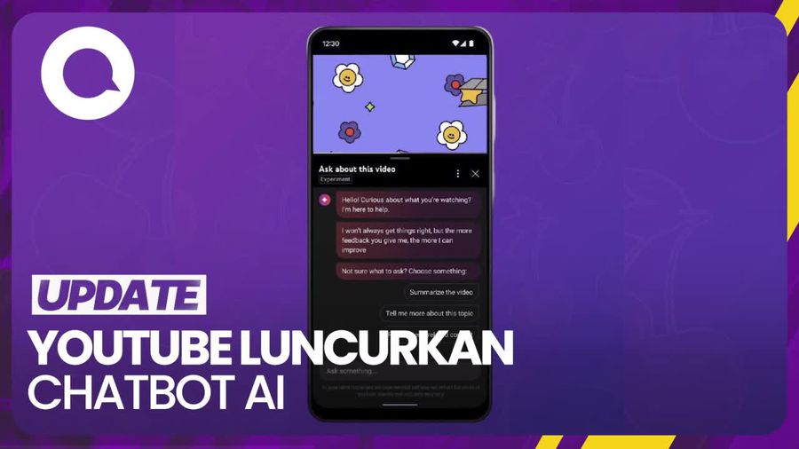 Ogah Ketinggalan, YouTube Luncurkan Chatbot AI YouChat