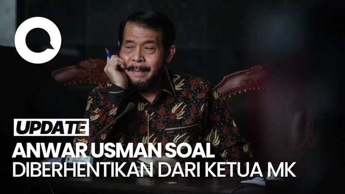 Anwar Usman soal Diberhentikan dari Ketua MK: Jabatan Milik Allah