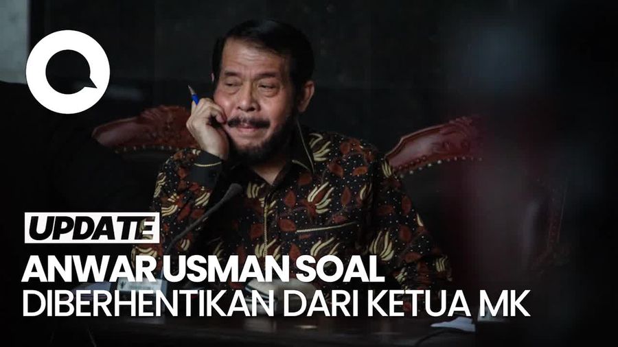 Anwar Usman soal Diberhentikan dari Ketua MK: Jabatan Milik Allah