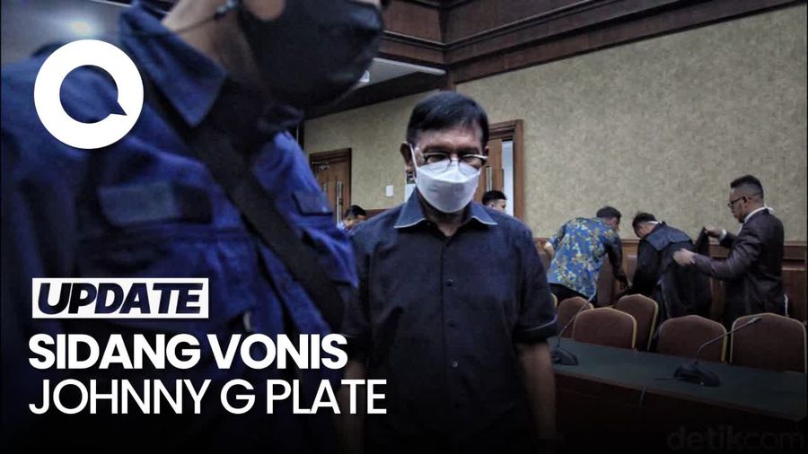 Johnny G Plate dkk Hadapi Vonis Kasus Korupsi BTS Hari Ini