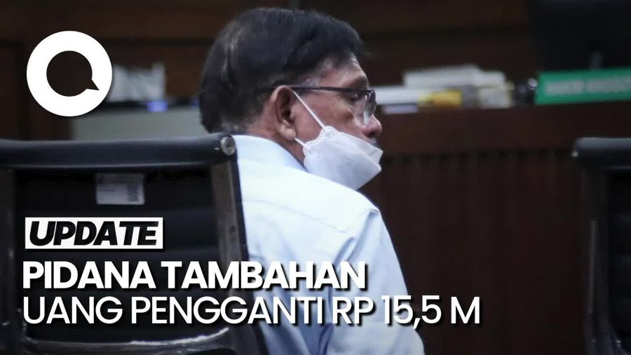Johnny G Plate Juga Dijatuhi Pidana Tambahan Uang Pengganti Rp 15,5 M