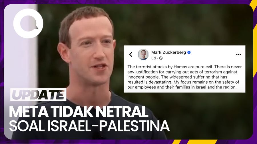 Bukti Bahwa Meta Tidak Netral di Konflik Israel Palestina