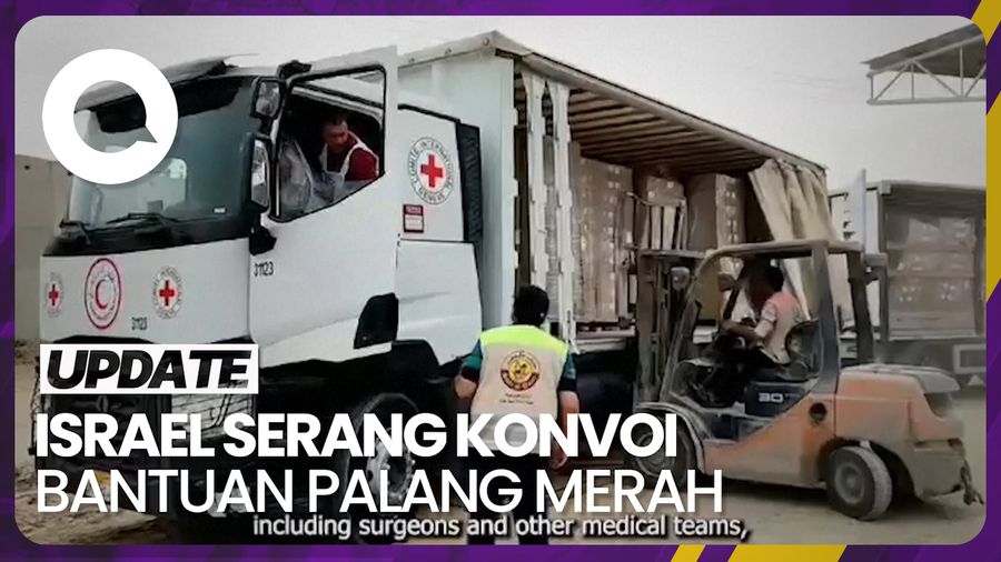  Israel serang Konvoi Bantuan Palang Merah untuk Gaza