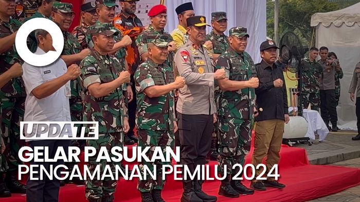 KSAD Pimpin Apel Gelar Pasukan Pengamanan Pemilu 2024 di Monas