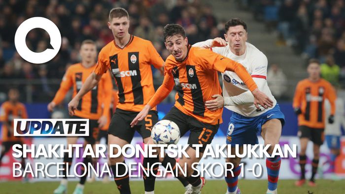 Shakhtar Donetsk Taklukkan Barcelona dengan Skor 1-0