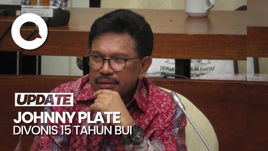 Johnny G Plate Divonis 15 Tahun Penjara di Kasus BTS 4G