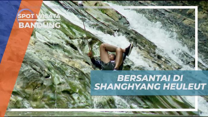 Bersantai di Atas Batu, Menikmati Keindahan Shanghyang Heuleut Bandung 