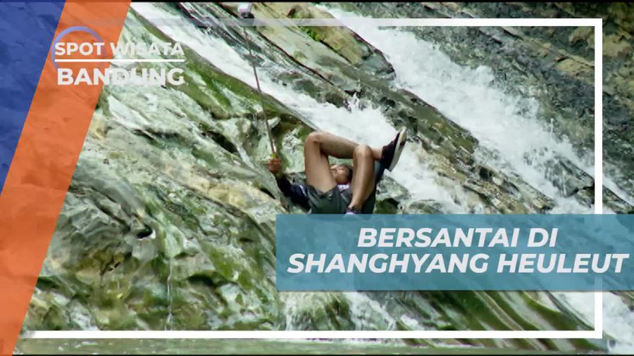 Bersantai di Atas Batu, Menikmati Keindahan Shanghyang Heuleut Bandung 