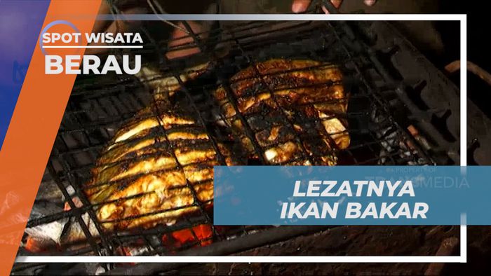 Menyantap Lezatnya Ikan Bakar di Tepi Pantai Pilau Derawan, Berau