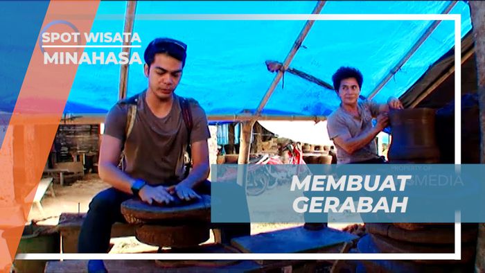 Serunya Berkreasi Belajar Membuat Gerabah Khas Desa Pulutan, Minahasa