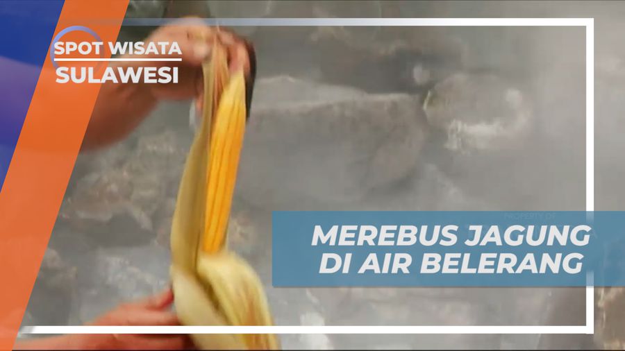 Mencicipi Cita Rasa Jagung yang Direbus Dengan Air Belerang, Minahasa