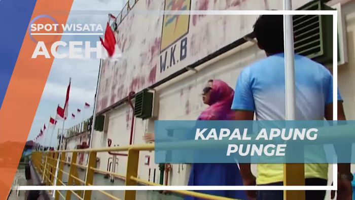 Punge, Kapal Tanki Seberat Ribuan Ton yang Terdampar di Perumahan Warga, Aceh