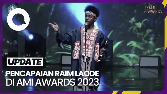 Raim Laode Sabet 2 Penghargaan AMI Awards 2023
