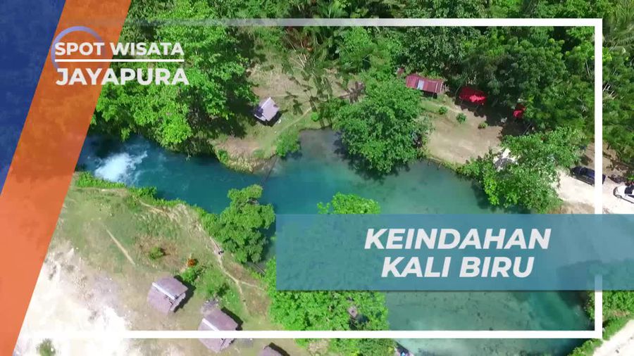 Menikmati Keindahan Jernihnya Air di Kali Biru Jayapura