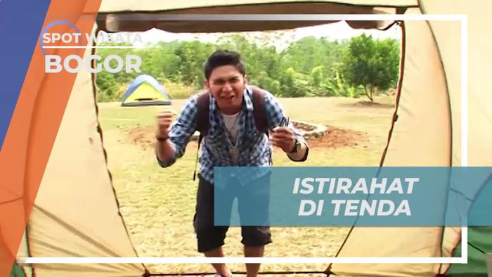 Istirahat Sejenak di Tenda, Menikmati Udara Segar Kota Bogor