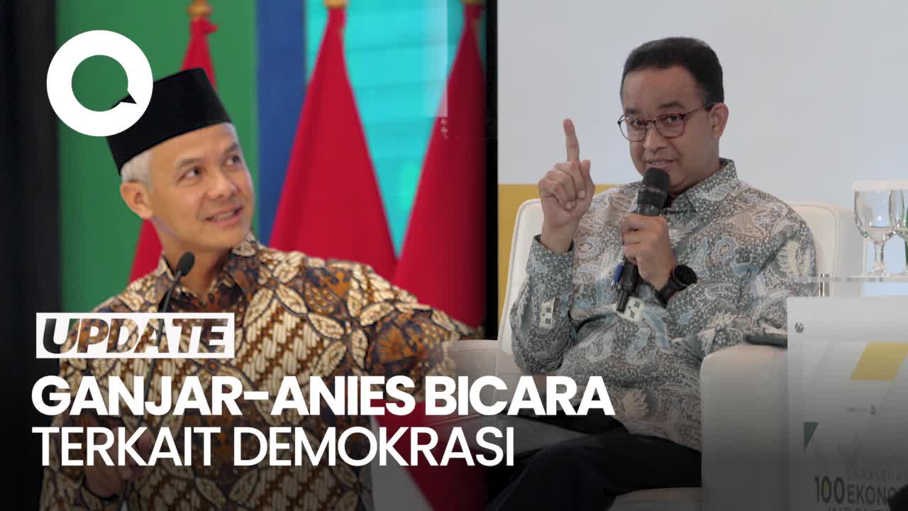 Saat Ganjar-Anies Kompak Singgung Kemunduran Demokrasi