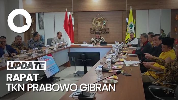 Airlangga, AHY hingga Zulhas Rapat Dewan Pengarah TKN Prabowo-Gibran