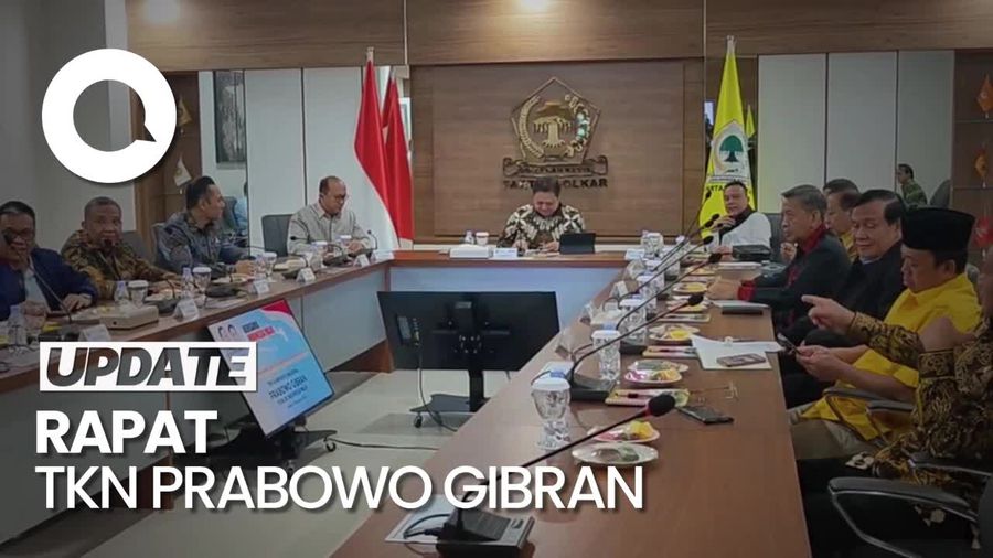 Airlangga, AHY hingga Zulhas Rapat Dewan Pengarah TKN Prabowo-Gibran