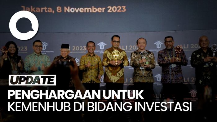 Kemenhub Raih Penghargaan di Ajang Anugerah Layanan Investasi 2023