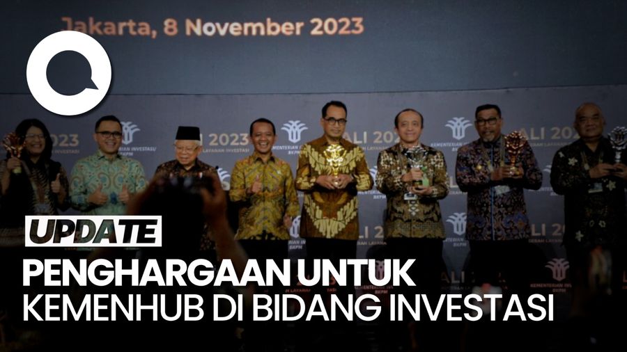 Kemenhub Raih Penghargaan di Ajang Anugerah Layanan Investasi 2023