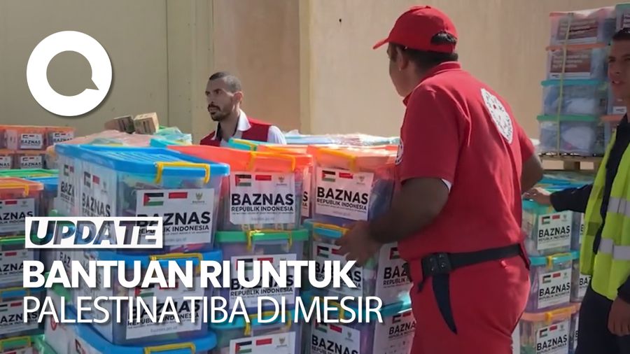 Momen Bantuan RI Tiba di Mesir, Wamenlu Harap Kekerasan di Gaza Dihentikan
