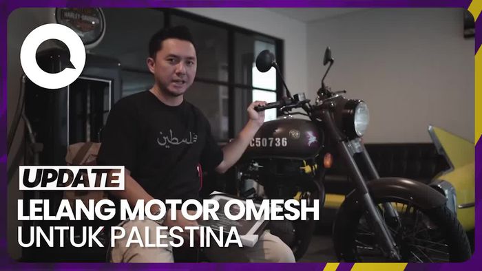 Motor Ananda Omesh Laku Rp 300 Juta, Didonasikan untuk Palestina