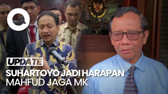 Suhartoyo Jadi Ketua MK, Mahfud: Mudah-mudahan Tak Terkontaminasi