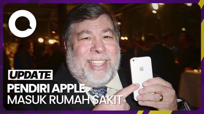 Pendiri Apple Steve Wozniak Dilarikan ke Rumah Sakit Akibat Vertigo