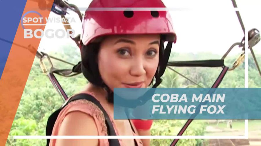 Meluncur Seru Dengan Flying Fox di Kota Bogor