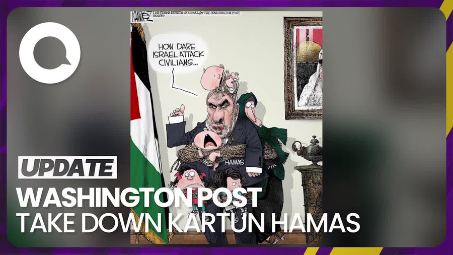 Washington Post Take Down Kartun Hamas gegara Picu Reaksi Publik