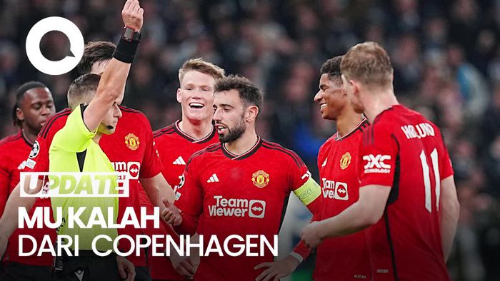 MU Kalah 3-4 Lawan Copenhagen, Rashford Dapat Kartu Merah