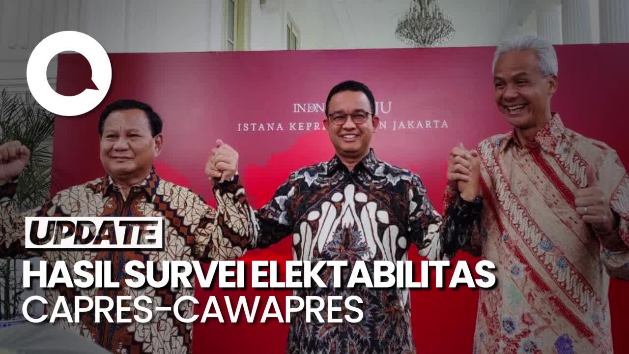 Survei Poltracking: Prabowo-Gibran 40,2%, Ganjar-Mahfud 30,1%, AMIN 24,4%