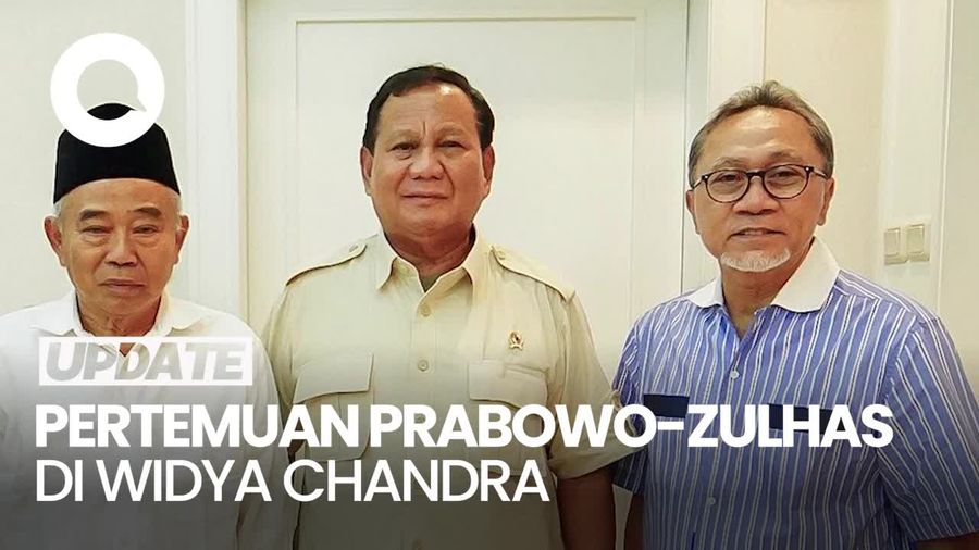 Prabowo Bertemu Zulhas di Widya Chandra, Ini yang Dibahas