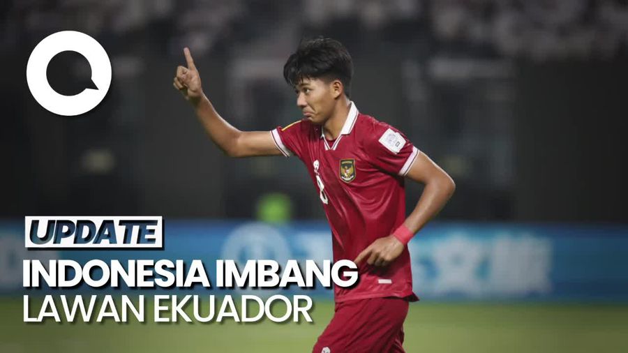 Piala Dunia U-17: Indonesia Vs Ekuador Imbang 1-1