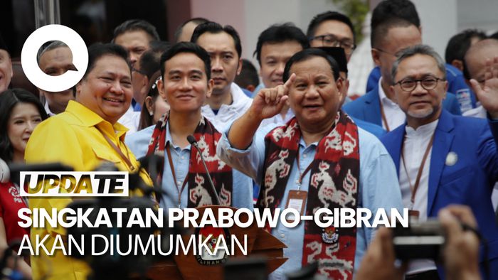 TKN soal Singkatan Prabowo-Gibran: Diumumkan 13 November
