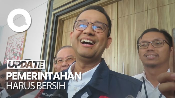 Wamenkumham Jadi Tersangka KPK, Anies: Pemerintahan Itu Bersih dari Korupsi