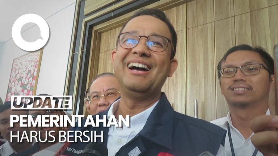 Wamenkumham Jadi Tersangka KPK, Anies: Pemerintahan Itu Bersih dari Korupsi