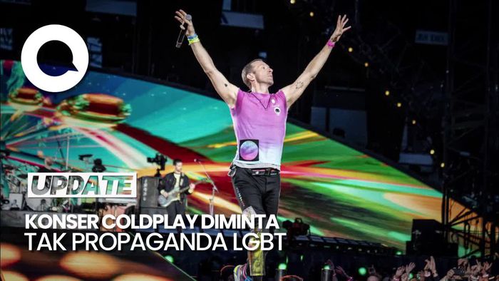 Massa Demo Minta Jaminan Konser Coldplay Tak Propagandakan LGBT